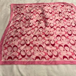 Coach signature scarf
